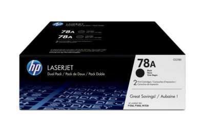 HP 78A 2-pack Black Original LaserJet Toner (CE278AD)